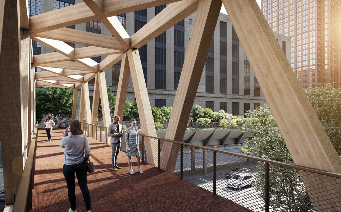 Renderings of the High Line extension